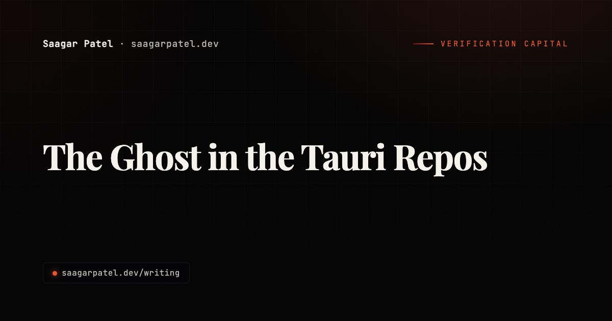 The Ghost in the Tauri Repos share card