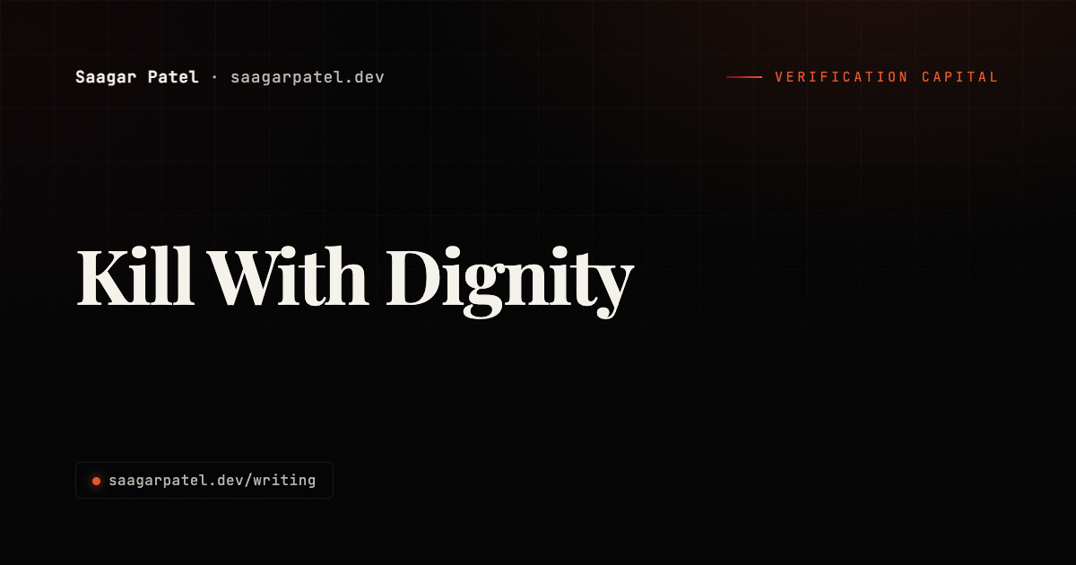 Kill With Dignity share card