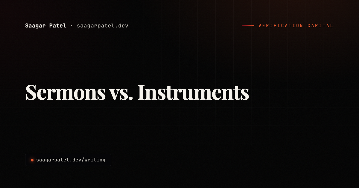 Sermons vs. Instruments share card