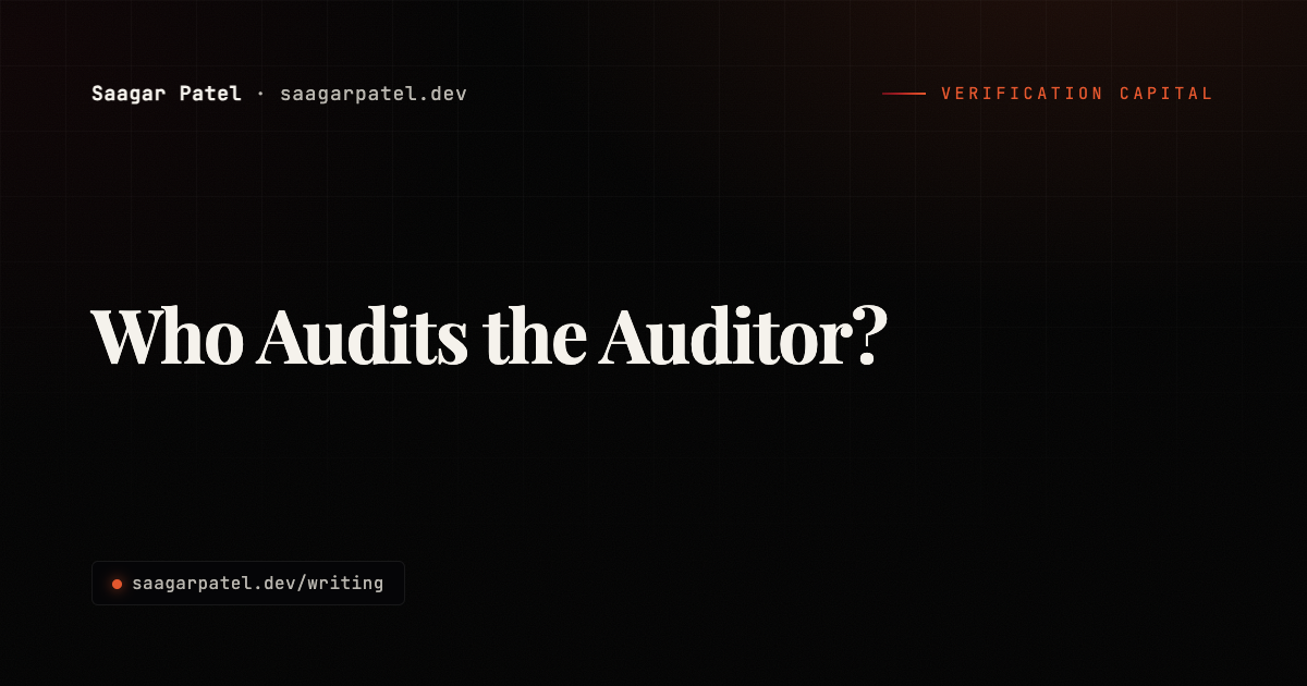 Who Audits the Auditor? share card