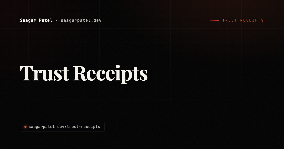 Trust Receipts share card