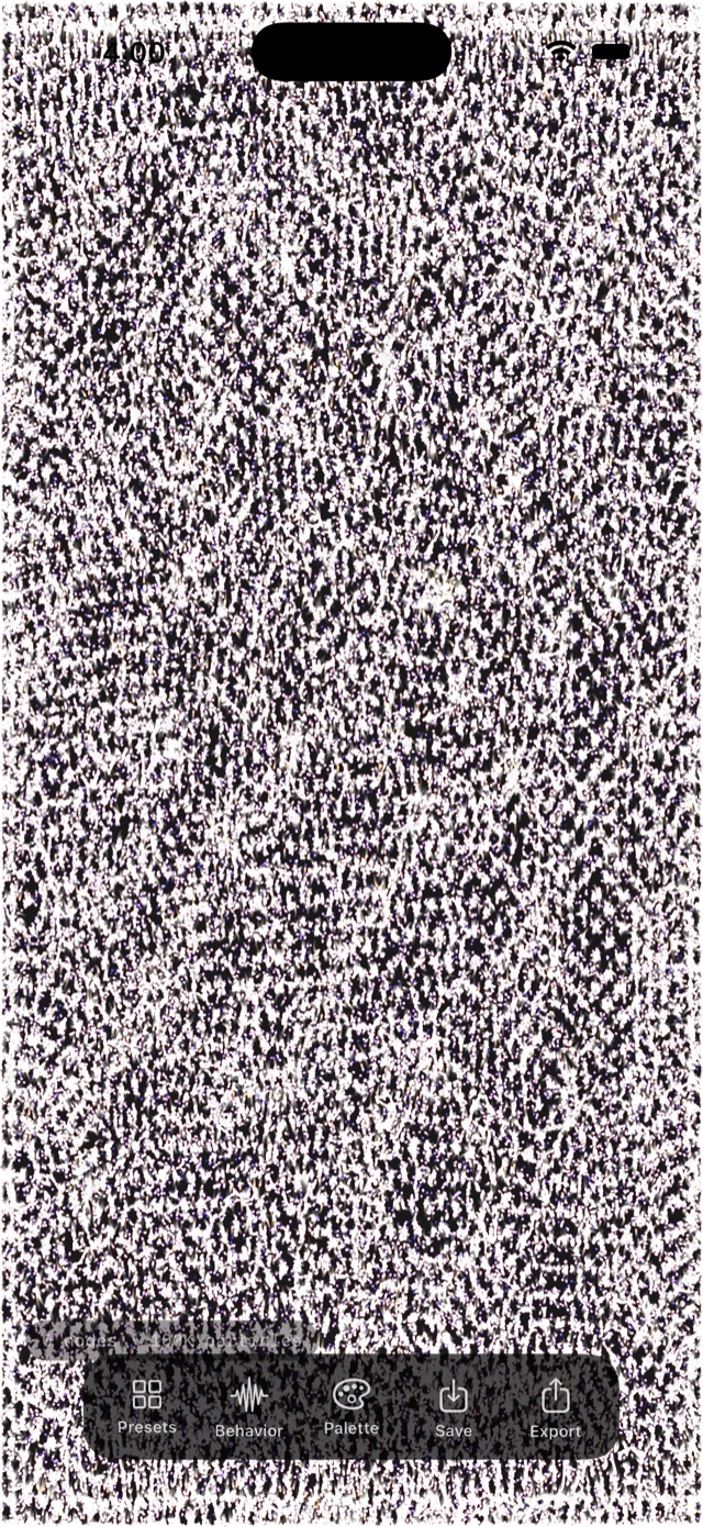 Chromafield generative particle field