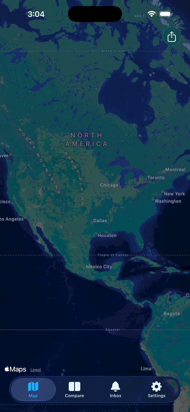 GhostRoutes map of faded visited places